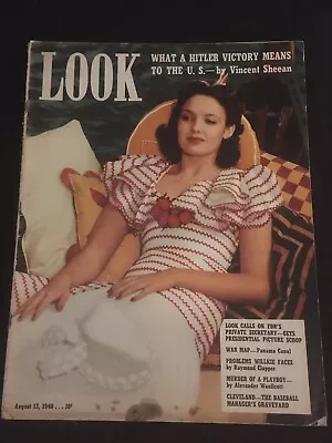 LOOK Magazine August 13 1940 Linda Darnell • $15