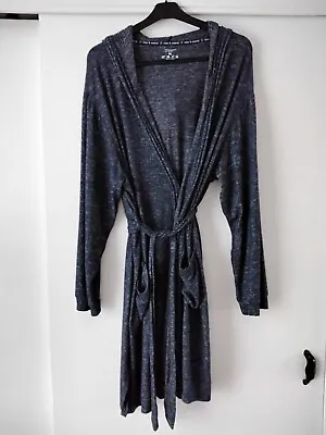 Gorgeous Super Soft Blue Fleck Dressing Gown Lounge Robe Size Xl Ex Con 🎀 • £8.99