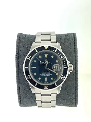 1984 Rolex Submariner 16800 Black Dial Oyster Bracelet No Papers 40mm • $10700