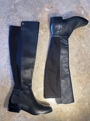 Michael Kors Bromley Women's Leather Over-The-Knee Boots - Black 5.5 US • $24.99