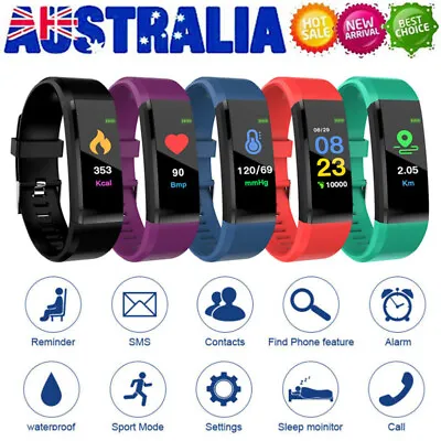 Smart Watch Band Sport Fitness Activity Tracker Kids Fit For Bit IOS Android • $13.59