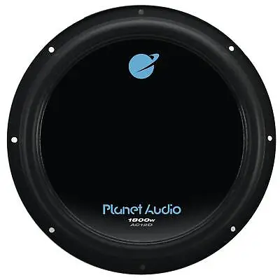 Planet Audio AC12D 12 Inch 1800 Watts 4 Ohm Dual Voice Coil Car Audio Subwoofer • $55.24