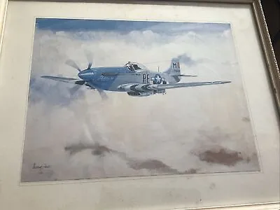 WW2 RAF Aviation  Print ‘ The P-51 Mustang’ Pattern IV  F T SEARLE • $37.34