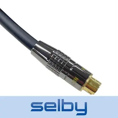 1.5m ORIGIN S-VIDEO SVHS Cable Black • $10