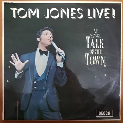 TOM JONES - Live At The Talk Of The Town (UK 1967 Stereo Vinyl LP) **VG+/VG+** • £11.95