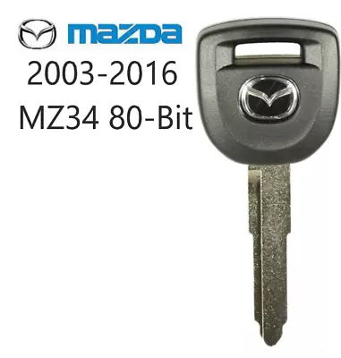 Mazda MZ34 Transponder 80 BIT OEM Chip Key 2003-2016 Top Quality USA Seller A+++ • $15