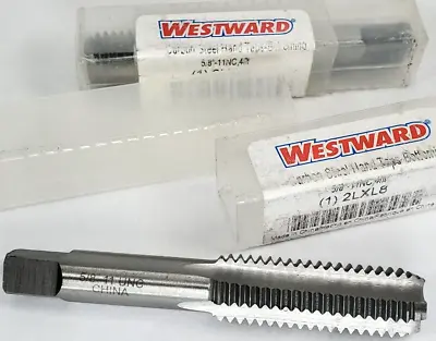 2 Pack - WESTWARD Hand Tap Carbon Steel Bottming Tap 5/8 -11 Westward 2LXL8 • $18.86