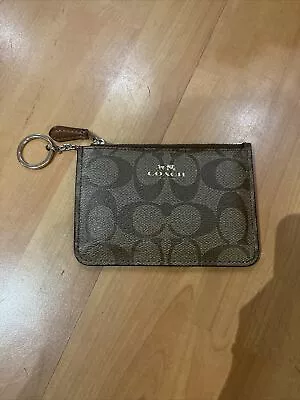 £4.20 • Buy Coach Brown Purse/Key Ring - Excellent Condition