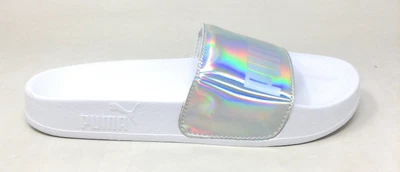 $80.61 • Buy Puma Women's Leadcat Iri Slide Hard Bottom Sandals White Size 5.5 M US