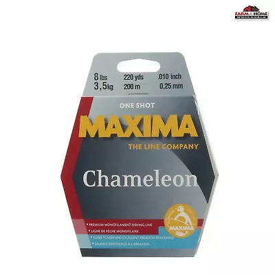 Maxima Fishing Line One Shot Spool MOC 8 Chameleon 8lbs./220yds. ~ New • $15.49