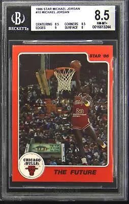 1986 Star Michael Jordan #10 Michael Jordan BGS 8.5 • $899
