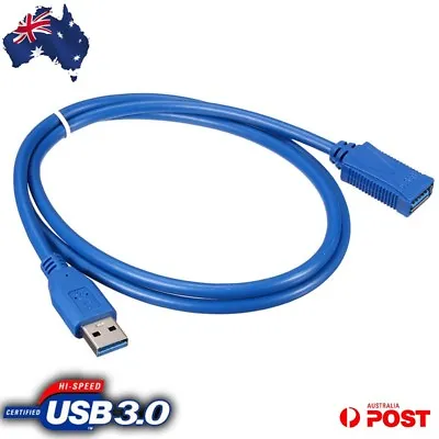 $11.45 • Buy SuperSpeed USB 3.0 Male To Female Data Cable Extension Cord For Laptop PC Camera