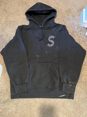 $75 • Buy Supreme Mini Box S Logo Hoodie Sweatshirt Black Large Pullover 