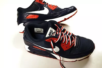 Nike Id Air Max 90 ‘psg’ Blue Sneakers…eu42.5/uk8/us9…rare…see Description... • $130.50
