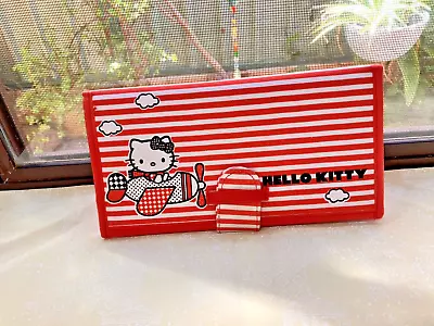 Hello Kitty SANRIO Striped Wallet And Or Document Holder. Great Condition • $22