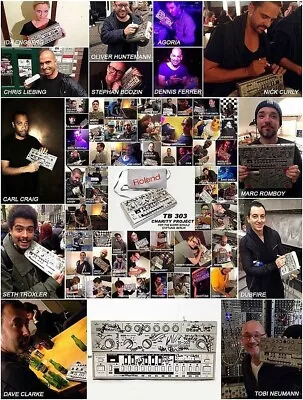 $6613.50 • Buy Roland TB-303 50+ Famous Signatures. Collectors Item