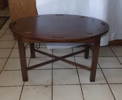 Solid Mahogany Butler Coffee Table  (CT180) • $399