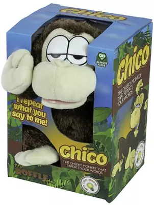 Funtime Gifts Roffle Mates Chico The Cheeky Monkey That Repeats Your Words  • £25