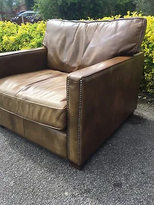 £325 • Buy Stunning  Halo Viscount William For John Lewis Large Leather Armchair