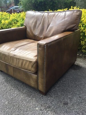 £325 • Buy Stunning  Halo Viscount William For John Lewis Large Leather Armchair