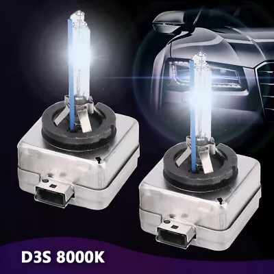 2pcs D3S 8000K 35W Heavy Duty HID Xenon Headlight Bulbs For Audi Ford VW Volvo  • $25.90