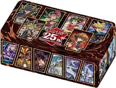 Yu-Gi-Oh! Card Game 25th Anniversary Tin Dueling Heroes New And Sealed • £13.99