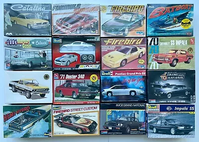 Plastic Car Building Kits 1/24 - $30 EACH - You Choose - LOTS TO CHOOSE FROM • $30