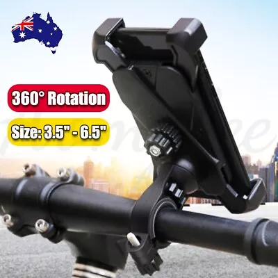 360° Rotation Bike Phone Holder Handlebar Mount For Motorcycle Bicycle MTB AU • $9.85