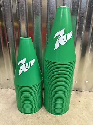 Lot Of 72 Vintage 7up Green Plastic Megaphone Sports Team • $95