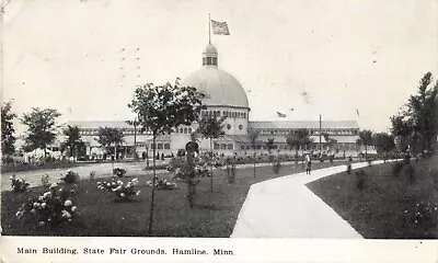 Main Building State Fair Grounds Hamline Minnesota MN 1908 Postcard • $4.95