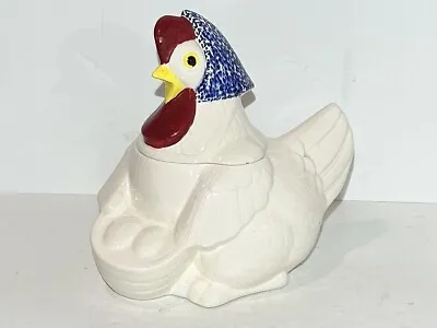 Vintage DORANNE CHICKEN COOKIE JAR  MARKED C J-103 California USA • $39.99