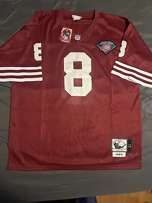 Replica 1994 Steve Young SF 49ers Mitchell Ness Jersey 52 XXL NWT • $60