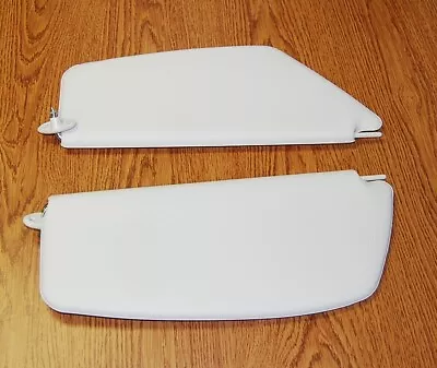 Sun Visor Set White Left & Right Side Fits Volkswagen Type1 Bug 1965-1967 • $94.99