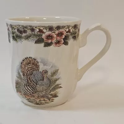 Queens Thanksgiving Myott Factory Archive Illustrations Tea Cup Turkey • $7.99