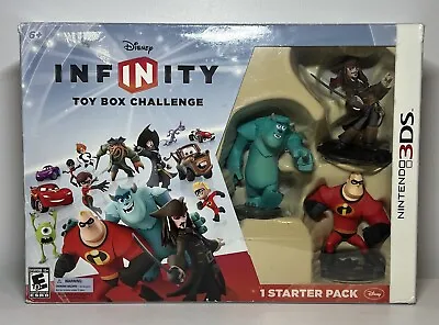 Disney Character Infinity Toy Box Challenge Starter Pack Nintendo 3DS Game Set • $24.99