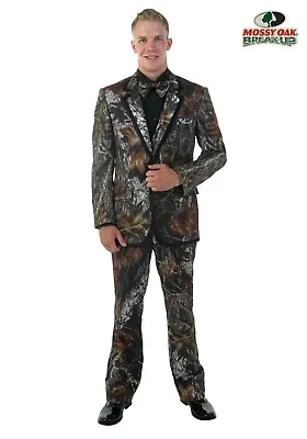 Adult Mossy Oak Alpine Camouflage Formal Tuxedo Costume Suit SIZE 2X (Used) • $99.99