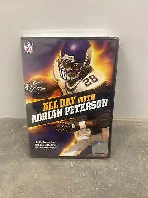 NFL: All Day With Adrian Peterson (DVD 2009) - Minnesota Vikings Football • $8.79