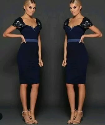 Elle Zeitoune Midi Dress Size 6 Excellent Condition • $39