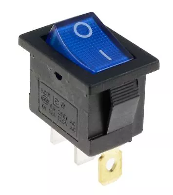 Blue Illuminated LED Rectangle Rocker Switch Car Dash Automotive 12V SPST • £3.19