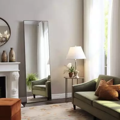Aluminum Alloy Framed Full-Length Mirror For Dressing & Home Decor • $26.99