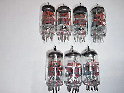 £147.43 • Buy 7 X E88CC/6922 Tungsram NOS Tubes, Red Label, Tested - Good, 1970's