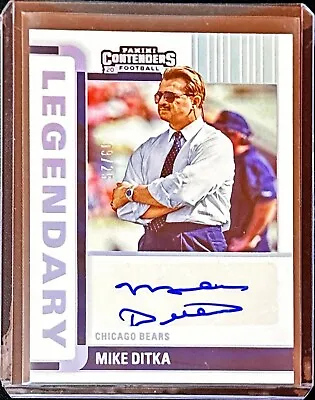 Mike Ditka 2022 Panini Contenders Legendary Auto 9/25 Bears Autograph • $74.99