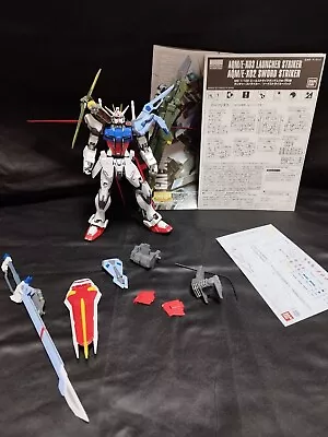 Premium Bandai Limited MG 1/100 Perfect Strike Gundam Gunpla Assembled ① • $92