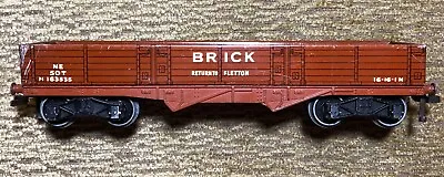 Hornby Dublo LNER Brick Wagon Rare Black Mazac Wheels NE C.1948/9 OO Gauge 00 • £24