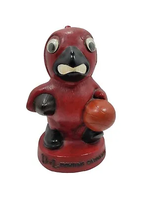 Vintage University Of Louisville Fighting Cardinals Mascot Statue 9  U Of L • $16.50