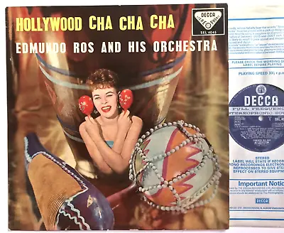  EDMUNDO ROS & ORCHESTRA - Hollywood Cha Cha Cha / 1959 Decca WBg Stereo SKL 404 • £13.50