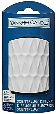 Yankee Candle ScentPlug Diffuser Plug In Air Freshener Base White Organic Patte • £12.16