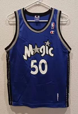 VTG Champion Corey Maggette Orlando Magic #50 Blue Rookie Jersey Youth L 14-16  • $80