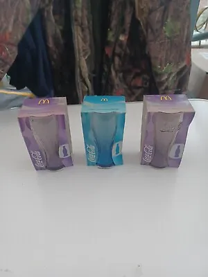 Mcdonalds Coca Cola Glasses 2007 • £12