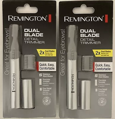 2 Remington Dual Blade Detail Trimmer Hair Removal Nose Ear Eyebrows Sideburns • $27